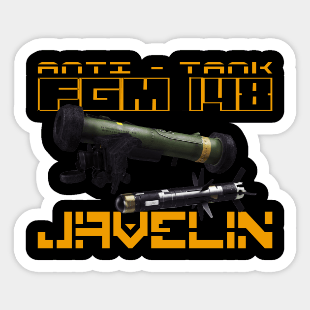 Anti Tank Javelin Sticker by Aim For The Face